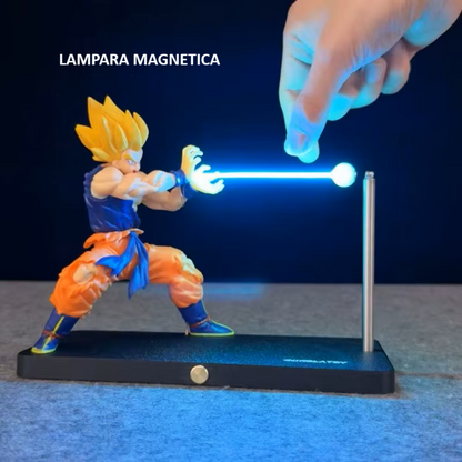 Goku Saiyan Magnética Lámpara LED diseño unico.