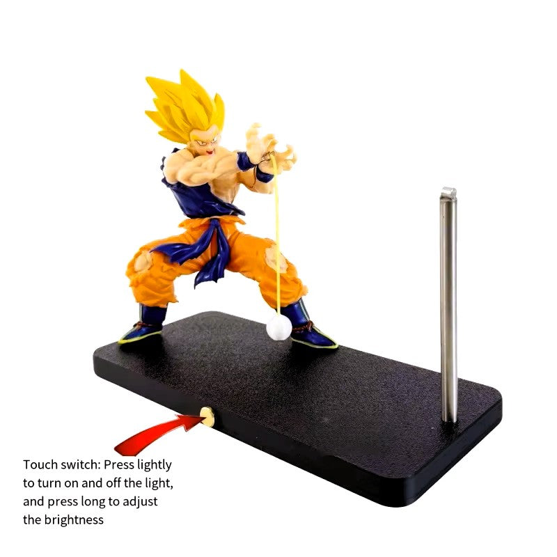 Goku Saiyan Magnética Lámpara LED diseño unico.