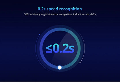 Candado Huella Dactilar inteligente digital larga autonomía resistente al agua.