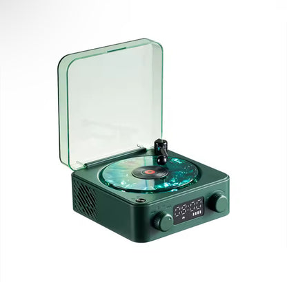 TOCADISCOS ALTAVOZ RETRO WAVES DISEÑO Y COLORES UNICOS.